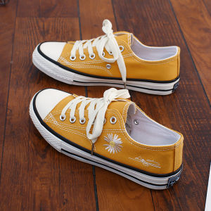 Little Daisy Low-Top Canvas Shoes for Male Students Korean Style 1970s R Easy Matching G-Dragon GD Same Style ins Board Shoes Tide