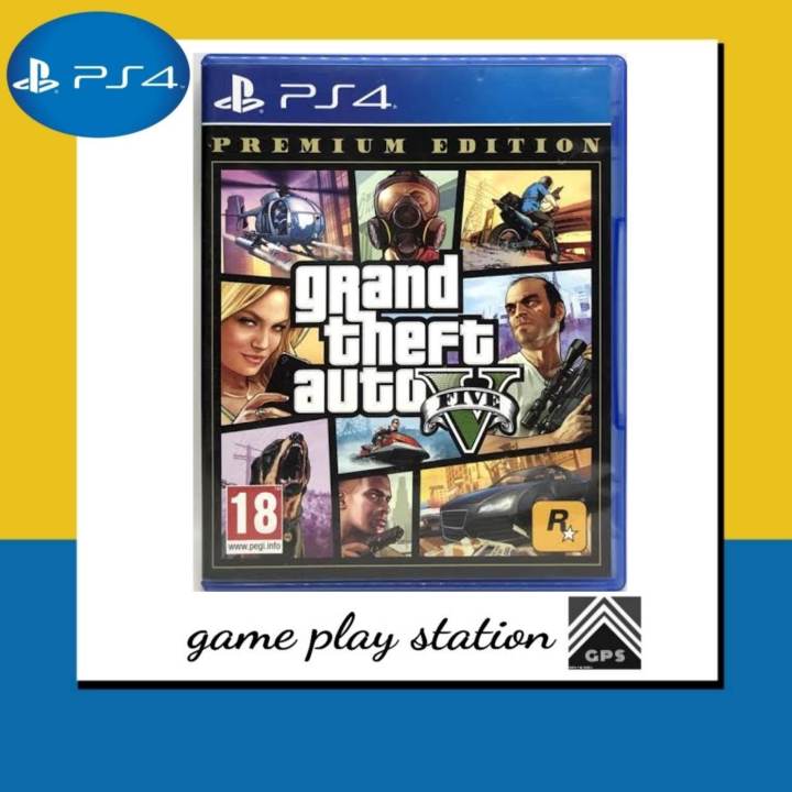 ps4 grand theft auto v premium edition ( english zone
