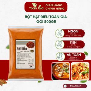 Bột điều đỏ gói 50g nguyên liệu tạo màu và tạo mùi cho món ăn thơm ngon an toàn