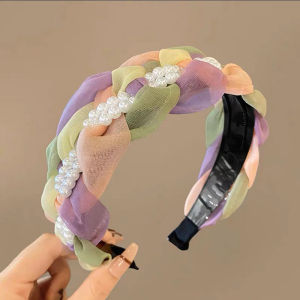 Băng Đô Kẻ SọC XoắN Retro Cho Nữ Băng Đô Rửa Mặt Thời Trang Thanh Lịch Phong Cách Hàn Quốc Cho Nữ