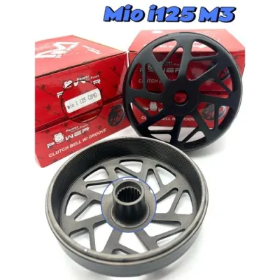 M.POWER CLUTCH BELL W/GROOVE FOR MIO i 125 / CLICK125.150 / PCX/ BEAT FI/SPORTY/NMAX. AEROX/skydrive