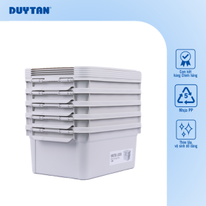 Thùng lưu trữ đa năng Matsu Lock 45L thùng nhựa đựng đồ thùng đựng đồ thiết kế hộp có khóa cài then chồng xếp dễ dàng nhiều màu lựa chọn