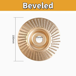 Wood Grinding Disc with Tungsten Carbide Coating for Woodworking Polishing Wheel Angle Grinder Tool