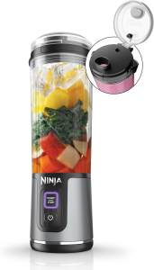 SG【READY STOCK】Ninja Blast Portable Blender 530ml Rechargeable with USB-C Cord Crushes