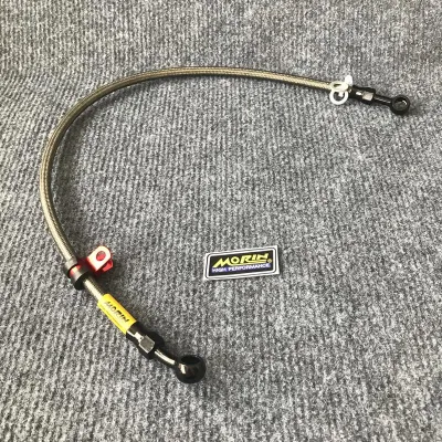 Dây dầu thắng dĩa sau xe máy cao cấp dài 60cm gắn được các loại heo dầu xe HONDA YAMAHa thông dụng hiện nay(màu sọc trăng)