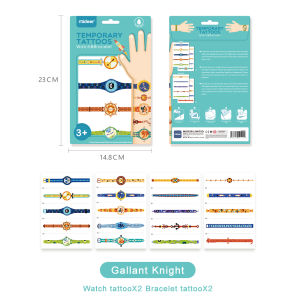Mideer Temporary Tattoo Sticker for Boys and Girls Watch & Bracelet (Designed to Stimulate Brain Development)