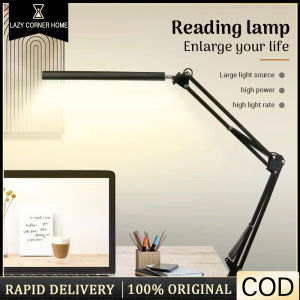 3 Light Colors LED Desk Table Lamp Study Table Light Eye Protection Office Bedroom Lighting Lampu Meja with Rotatable Cl