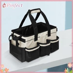 Cleaning Caddy Bag Large Capacity Cleaning Supplies Organizer Multi Pocket Under Sink Car Cleaning Tool Organizer Bag