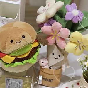 Uk Jellycat Rainbow Birthday Cake Series Plush Toys Soothing Dolls Birthday Gifts