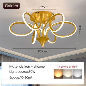 Nordic Modern LED Ceiling Light Simple Living Room Decorative Lamp Home Creative Dining Room Bedroom Light