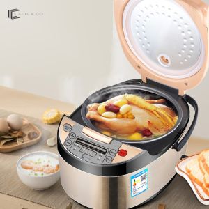 Penanak Nasi Multifungsi Smart Touch Screen 2L - Rice Cooker/Magiccom 1.8L Original - Kompor Listrik Non-lengket dengan Kontrol Suhu Terpisah