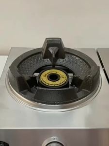 Commercial High-Pressure Raging Fire Stove Single Burner Stove Stainless Steel Desktop High-Fire Liquefied roleum Gas Stove Double-Head Gas Stove Household Energy Saving