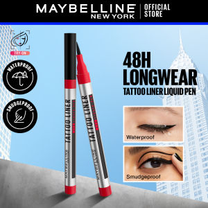 Maybelline Tattoo Liner 48HR Liquid Pen Eyeliner - Liquid Eyeliner 48HR Longwear Long lasting Smudgeproof