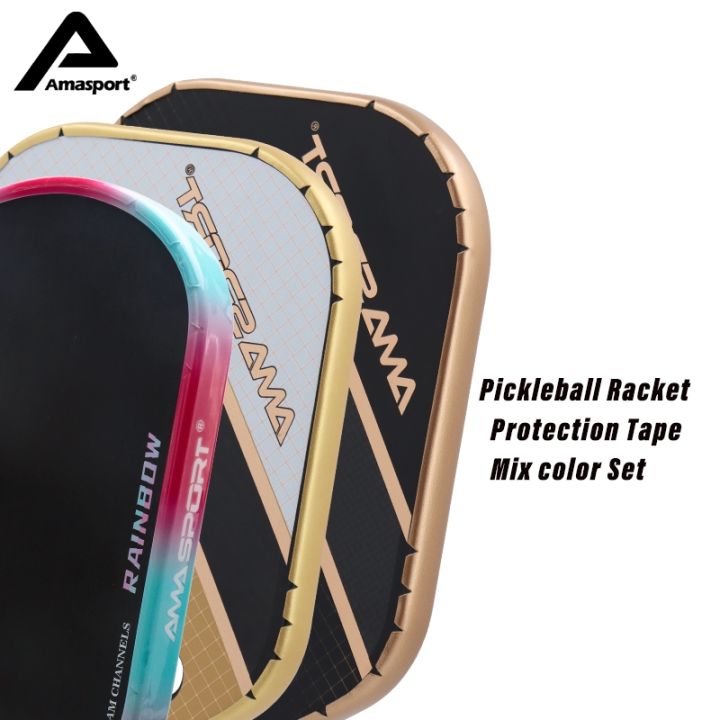 [Amasport E26 Pickleball Racket Protection Tape]Paddle Head Edge Guard ...