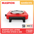 Maspion S-300 Kompor Listrik Heater Wire Plate 300 Watt MSP S300 / S 300 - Merah. 