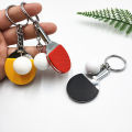 SUHUA for Boys Mini Badminton Bowling 7 Color Pendant Table Tennis Racket Ping Pong Key Ring Table Tennis Keychain Sports Keyring. 