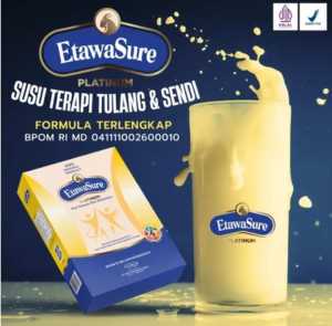 Etawasure Platinum isi 250gr Susu Kambing Etawa Herbal Plus Kolostrum Murni Susu Tulang Sehat Mebantu Masalah Tulang Keropos Sendi Rematik Nyeri Otot Pegal Linu