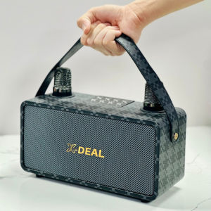 M28 Wireless Bluetooth Speaker Karaoke Machine Portable Karaoke with 2 UHF Microphones