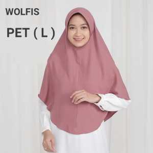 Kerudung Wolfis Instan L\Jilbab Wolfis\Bergo Wolfis\Hijab Kerudung Instan