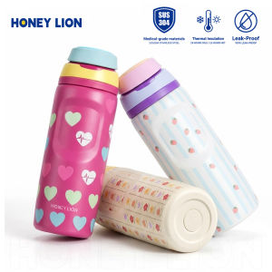 HoneyLion -304 Stainless Steel Vacuum Tumbler 480ML 770ML Hot and Cold Insulated Bottle One Click Open Travel Mug