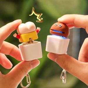 Stress Keychain for Adults Relieving Boredom Birthday Gift for Adults Kids Accumulating Merit Electronic Key Sensory Toys