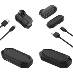 Portable Charging Dock Replacement Plastic Texture for GO3 GO3S Camera Rapid Charging Technology Stable Power Output