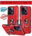 Xiaomi Redmi Note 12 Pro 5G Casing Hard Case Ring Armor Robot Case Kickstand Hybrid/Hit Ring Case Holder Premium. 