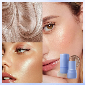 Jelly Highlighter Eyeshadow Stick for All Year Round Women of All Ages Long-lasting Shine with Jelly Texture