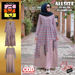 GAMIS GYL TERBARU 2024 DRESS BUSANA BAJU GAUN WANITA MUSLIMAH WANITA KEKINIAN KASUAL TRENDY