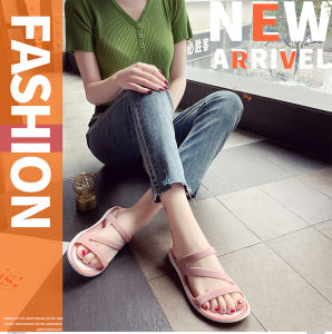 CDFHWUN รองเท้าแตะสำหรับสตรีBeachรองเท้าแบบมีรูระบายหญิงลื่นรองเท้าแตะหญิงหนาด้านล่างพยาบาลด้านล่างที่อ่อนนุ่มรองเท้าแตะรองเท้าแตะลำลองผู้หญิง รองเท้าแตะผู้หญิง รองเท้าแตะ รองเท้าแตะหญิง - Lazada