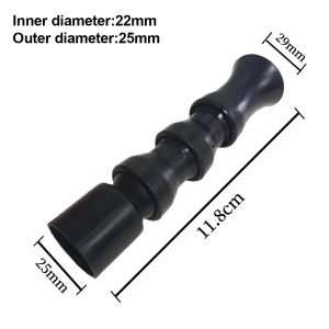 MKEB 1Pcs Plastic Aquarium Duckbill Nozzle Black Adjustable Filter Pump Connector Duckbilled Round Aquarium Plumbing Fitting for Fish Tank Aquarium