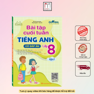 Sách - Global Success Bài Tập Cuối Tuần Tiếng Anh Lớp 8 (Có đáp án)