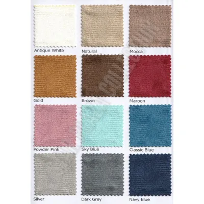 Kain Sofa Bludru / Beludru / Velvet Tebal Glossy Mengkilap - Milano (Furniture Sofa Jok Kursi Sarung Bantal)