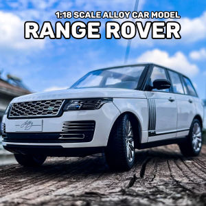 1:18 Scale Range Rover Alloy Car Model Diecast Car Sound Light Car Lovers Collection Kids Birthday Gift Metal Boys Toys