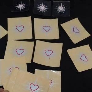 STIKER TIMBUL HATI BERSINAR PSHT 7X7