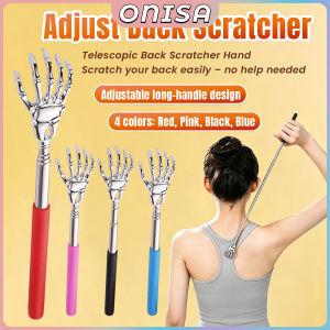 Onisa Telescopic Metal Back Scratcher Adjustable Portable Back Itching Claw Scratcher Hand Massager 1Pc