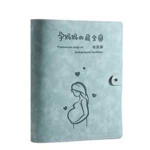 CEMOMEF Waterproof New Trendy A4 A5 Files Holder Pregnancy Examination Type-B ultrasonic Archive Collection Book Inspection Report Folder Commemorative Handbook Gravida Pregnancy Booklet Treasure Map of Pregnant Mother