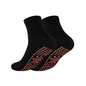 BISA PILIH WARNA - Kaos Kaki Terapi dengan Pemanas Magnetik Turmalin Penghangat Kaki Kaos Kaki Musim Dingin Winter / Foot Support Tourmaline Magnetic