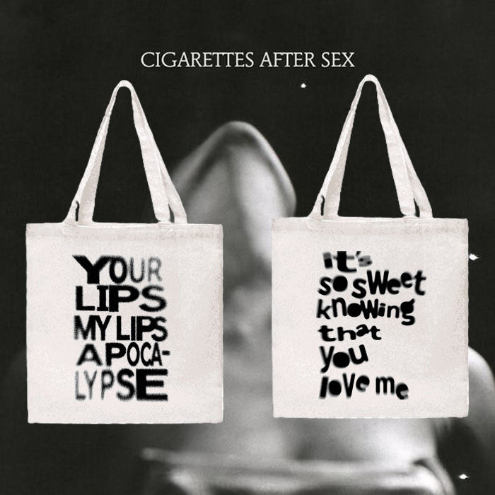 Cigarettes After Sex Cry Tote Bag トートバッグ c676d3f60a08a4705f4dd5b19fa256