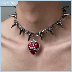 【SHANGZE4】 Cổ Điển Y2K Vòng Cổ Cho Phụ Nữ Thời Trang Nhung Bướm Tua Pha Lê Cổ Áo Cổ Chuỗi Gothic Chuỗi