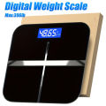 Electronic Digital Human Weighing Scale Tempered Glass Platform LED HD Display USB Battery Charging. 