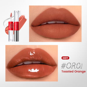 [ROREC] FOCALLURE FA-L58 StaySheen 2-IN-1 Lipstick – Matte & Glossy Dual-Finish Waterproof Long-Lasting 16H Lip Makeup