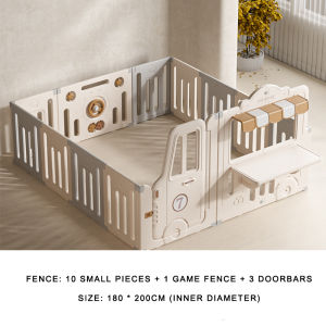 Quây cũi nhựa cho bé hình xe bán kem Babyviva (tặng kèm set 50 bóng nhựa)