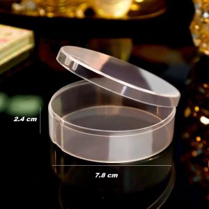 Powder Puff Case Plastic Transparent Storage Box Large 粉扑盒子空盒气垫散粉扑分装盒 塑料透明蜜粉扑收纳盒大号便携 Casing Only
