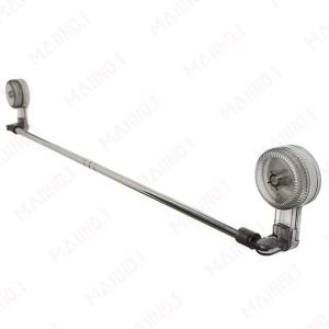 ราวแขวนผ้าสแตนเลสก้านเดียว ปรับยืดได้ 45-77 ซม. – ติดผนังด้วยสุญญากาศ ไม่ต้องเจาะ ไม่เป็นสนิม สินค้าพร้อมส่งในไทย