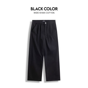 Quần kaki ống rộng nam JBAGY dáng suông đứng cách điệu xếp ly cao cấp - JD0101