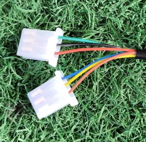 คันเร่งรถจักรยานไฟฟ้า สวิตซ์ความเร็ว 3 ระดับ ปลั๊กขาวใหญ่