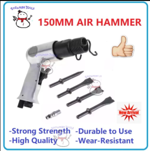 HIGH QUALITY 150MM PNEUMATIC AIR HAMMER CHISEL SPRINGS & INLET PORT TOOLS KIT HAND TOOL ANGIN PECAH SEMEN WALL CONCRETE