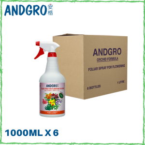 ANDGRO Foliar Spray for Flowering - Orchid (Carton Deal 1000ml x 6 Bottles)