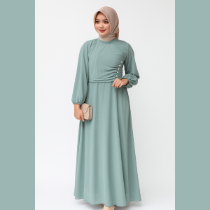 Dress Naomi / Dress Wanita Kondangan / Dress Pesta / Dress Formal Mewah Ceruty Babydoll Full Puring